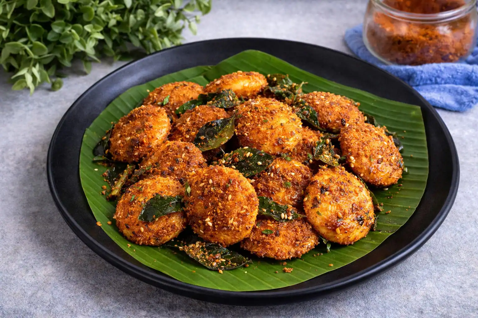 Ghee Podi Thatte Idli